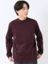 Tシャツ メンズ 長袖 ストレッチ UV 綿 コットン 無地 シルケット スムス モックネック ドレスT