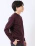 Tシャツ メンズ 長袖 ストレッチ UV 綿 コットン 無地 シルケット スムス モックネック ドレスT