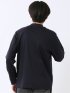 Tシャツ メンズ 長袖 ストレッチ UV 綿 コットン 無地 シルケット スムス モックネック ドレスT