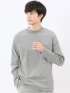【DRESS T-SHIRT】シルケットスムス モックネック 長袖Tシャツ