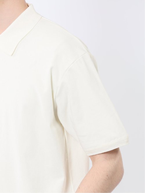 ストレッチ ニット衿 半袖ポロシャツ