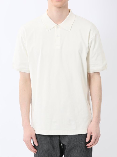 ストレッチ ニット衿 半袖ポロシャツ