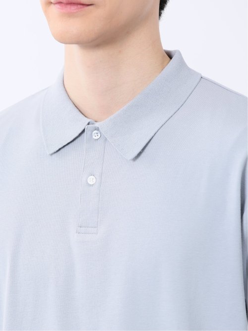 ストレッチ ニット衿 半袖ポロシャツ