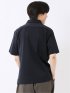 接触冷感 ストレッチ 綿100% コットン シルケットスムス ワイドカラー 半袖 ポロシャツ メンズ