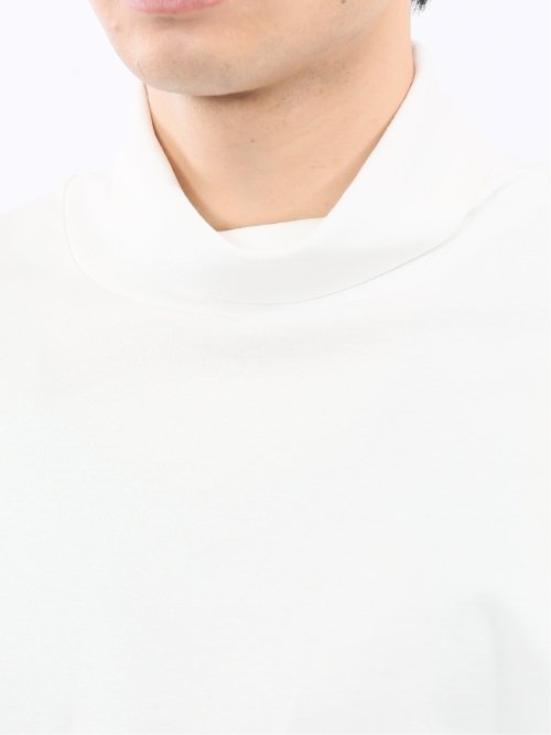 【DRESS T-SHIRT】シルケットスムス タートルネック 長袖Tシャツ