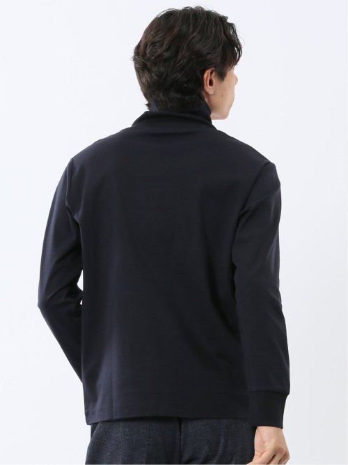 【DRESS T-SHIRT】シルケットスムス タートルネック 長袖Tシャツ