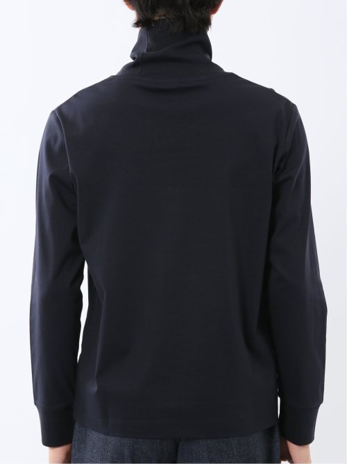 【DRESS T-SHIRT】シルケットスムス タートルネック 長袖Tシャツ