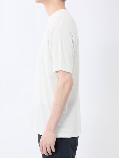 接触冷感 モックネック半袖Tシャツ