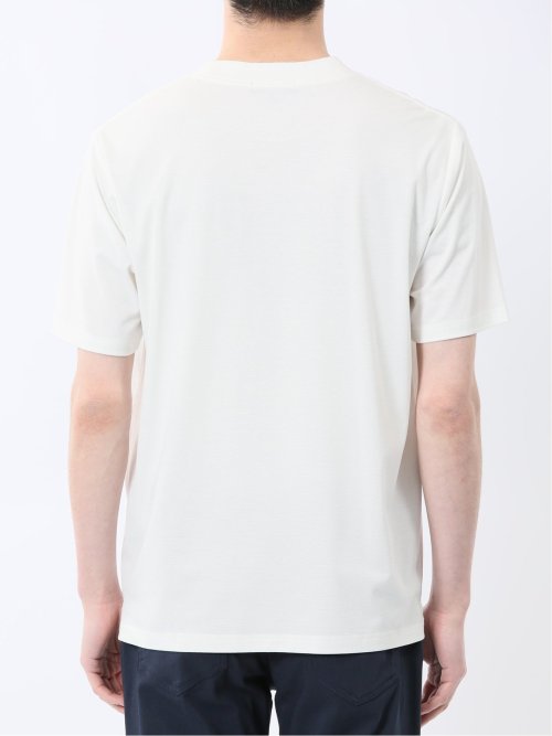 接触冷感 モックネック半袖Tシャツ