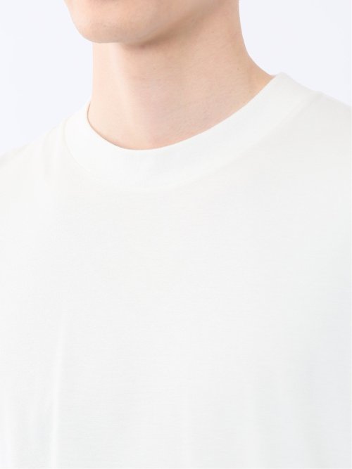 接触冷感 モックネック半袖Tシャツ