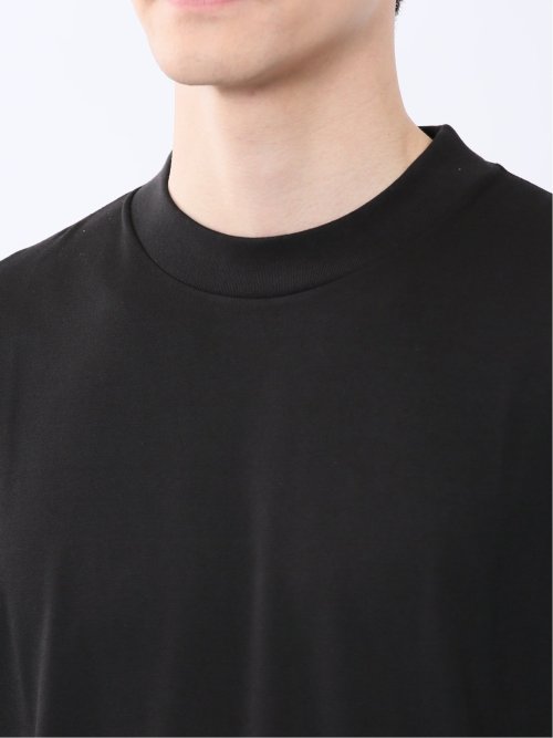 接触冷感 モックネック半袖Tシャツ