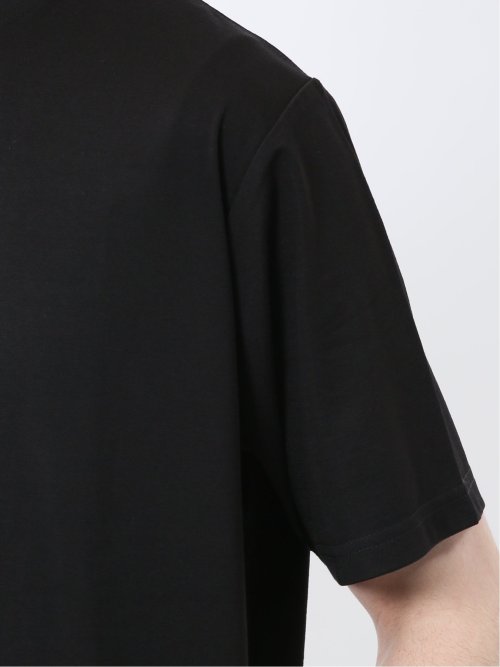 接触冷感 モックネック半袖Tシャツ