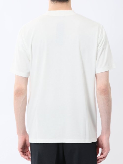 接触冷感 スロープネック半袖Tシャツ