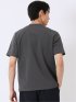 ストレッチ 接触冷感 抗菌防臭 UV シルケットポンチ 綿混 スロープネック 半袖 Tシャツ メンズ