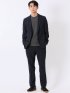ストレッチ 接触冷感 抗菌防臭 UV シルケットポンチ 綿混 スロープネック 半袖 Tシャツ メンズ