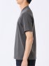 ストレッチ 接触冷感 抗菌防臭 UV シルケットポンチ 綿混 スロープネック 半袖 Tシャツ メンズ
