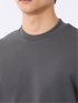 ストレッチ 接触冷感 抗菌防臭 UV シルケットポンチ 綿混 スロープネック 半袖 Tシャツ メンズ
