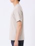 ストレッチ 接触冷感 抗菌防臭 UV シルケットポンチ 綿混 スロープネック 半袖 Tシャツ メンズ