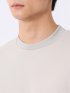 ストレッチ 接触冷感 抗菌防臭 UV シルケットポンチ 綿混 スロープネック 半袖 Tシャツ メンズ