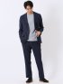 ストレッチ 接触冷感 抗菌防臭 UV シルケットポンチ 綿混 スロープネック 半袖 Tシャツ メンズ