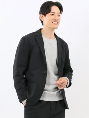 カットツイル 2ボタンテーラードジャケット(セットアップ可能)