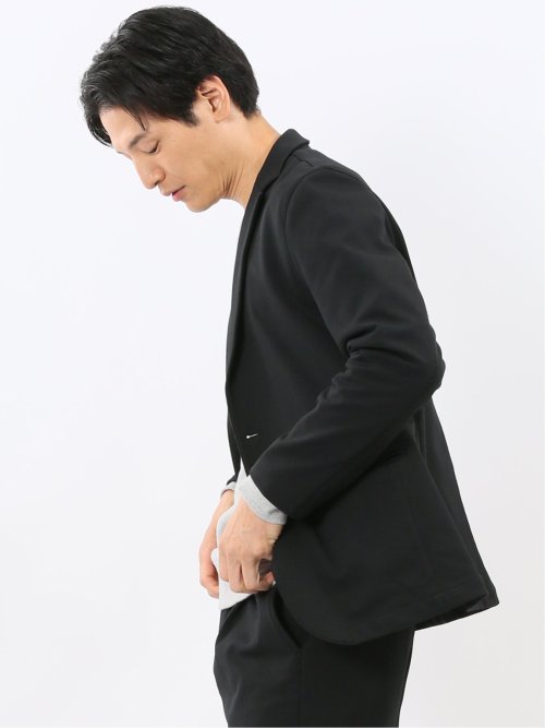 カットツイル 2ボタンテーラードジャケット(セットアップ可能)