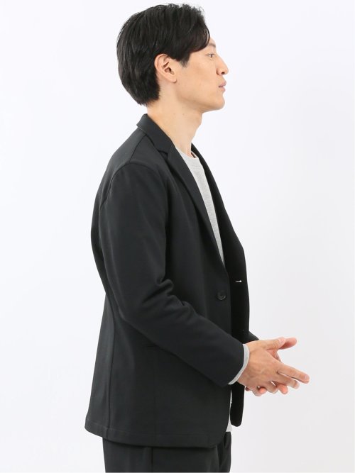 カットツイル 2ボタンテーラードジャケット(セットアップ可能)