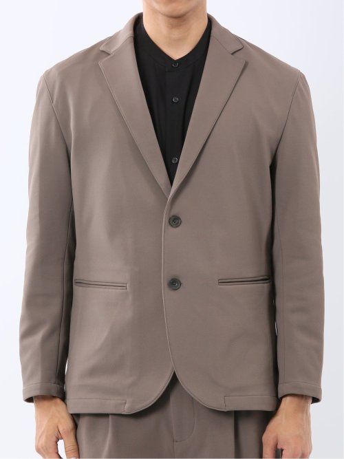 カットツイル 2ボタンテーラードジャケット(セットアップ可能)