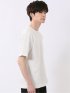 ストレッチ 接触冷感 抗菌防臭 UV シルケットポンチ 綿混 クルーネック 半袖 Tシャツ メンズ