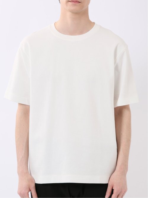 ストレッチ 接触冷感 抗菌防臭 UV シルケットポンチ 綿混 クルーネック 半袖 Tシャツ メンズ