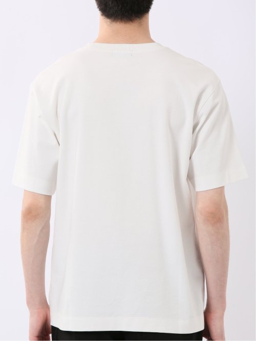ストレッチ 接触冷感 抗菌防臭 UV シルケットポンチ 綿混 クルーネック 半袖 Tシャツ メンズ