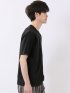 ストレッチ 接触冷感 抗菌防臭 UV シルケットポンチ 綿混 クルーネック 半袖 Tシャツ メンズ