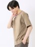 ストレッチ 接触冷感 抗菌防臭 UV シルケットポンチ 綿混 クルーネック 半袖 Tシャツ メンズ