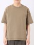 ストレッチ 接触冷感 抗菌防臭 UV シルケットポンチ 綿混 クルーネック 半袖 Tシャツ メンズ