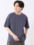 接触冷感 ストレッチ シルケットポンチ クルーネック 半袖 Tシャツ