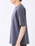 接触冷感 ストレッチ シルケットポンチ クルーネック 半袖 Tシャツ