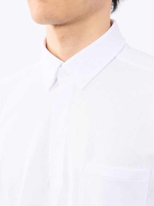 Biz フィールドセンサー ボタンダウン半袖 ビズポロ