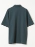 ストレッチ 接触冷感 抗菌防臭 UV シルケットポンチ 綿混 ボタンダウン 半袖 ポロシャツ メンズ