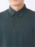 ストレッチ 接触冷感 抗菌防臭 UV シルケットポンチ 綿混 ボタンダウン 半袖 ポロシャツ メンズ