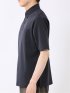 ストレッチ 接触冷感 抗菌防臭 UV シルケットポンチ 綿混 ボタンダウン 半袖 ポロシャツ メンズ