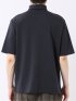 ストレッチ 接触冷感 抗菌防臭 UV シルケットポンチ 綿混 ボタンダウン 半袖 ポロシャツ メンズ
