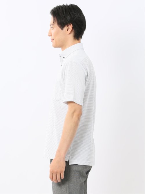 Biz フィールドセンサー ボタンダウン半袖 ビズポロ