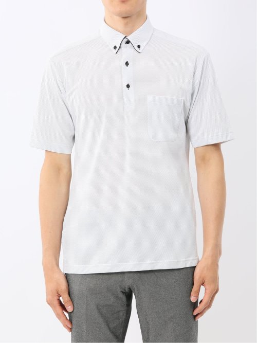 Biz フィールドセンサー ボタンダウン半袖 ビズポロ