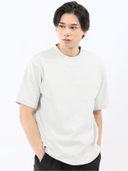 ダブルフェイス ポンチ クルーネック半袖Tシャツ