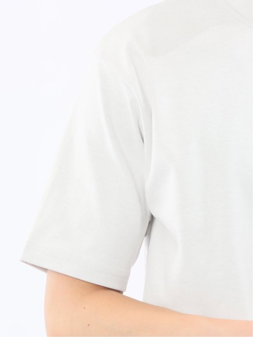 ダブルフェイス ポンチ クルーネック半袖Tシャツ