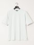 ダブルフェイス ポンチ クルーネック半袖Tシャツ