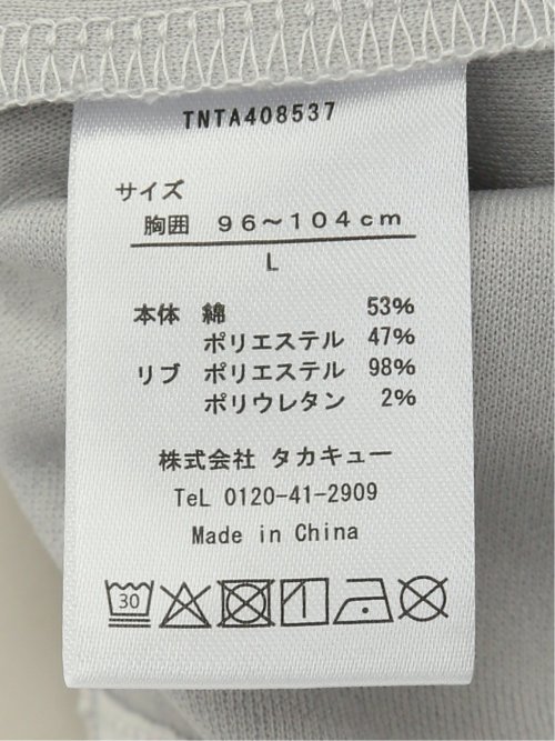 ダブルフェイス ポンチ クルーネック半袖Tシャツ