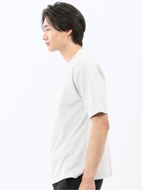 ダブルフェイス ポンチ クルーネック半袖Tシャツ