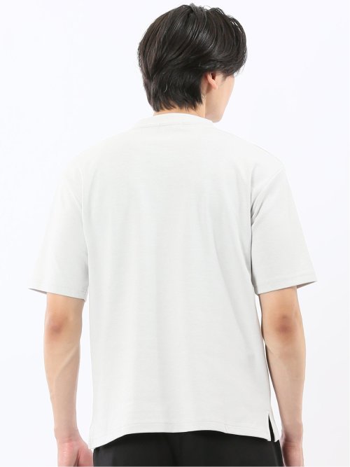 ダブルフェイス ポンチ クルーネック半袖Tシャツ