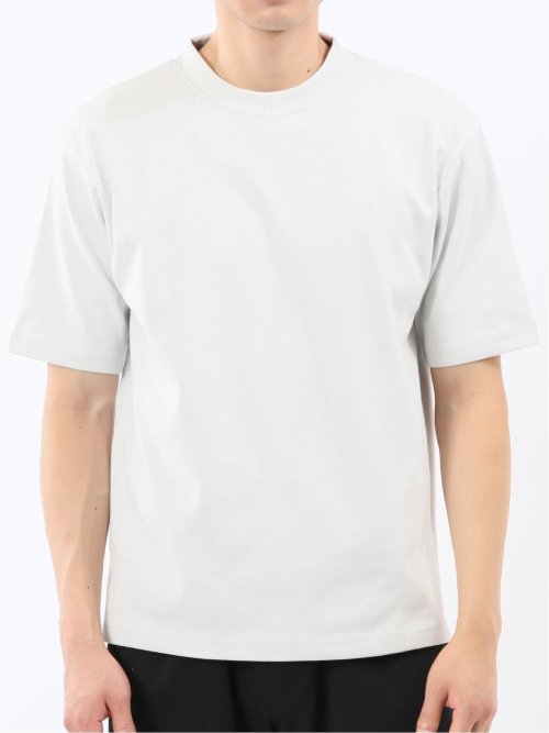 ダブルフェイス ポンチ クルーネック半袖Tシャツ